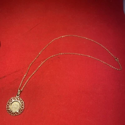 Beautiful 1951(Last year ) King George VI Lucky Silver Sixpence Pendant Necklace - Image 1 of 4