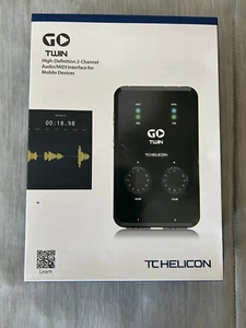 TC Helicon Go Twin Audio Interface for Mobile Recording New - Picture 1 of 2