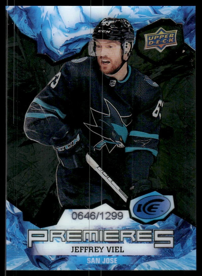 2021-22 Upper Deck Ice #172 Jeffrey Viel #/1299 - Image 1 of 2