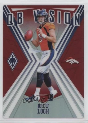 2019 Panini Phoenix QB Vision Red /299 Drew Lock #4 Rookie RC - Image 1 of 2