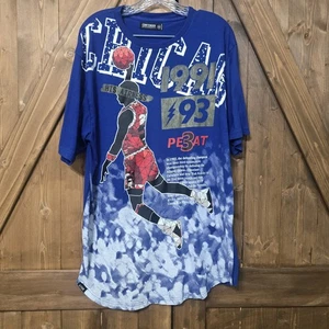 T-shirt grafica Michael Jordan 1993 Chicago Bulls 3XL tie dye contender blu - Foto 1 di 7