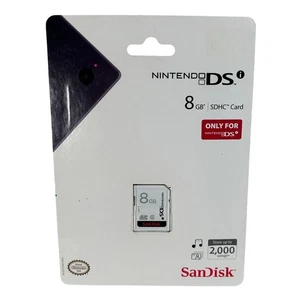 Tarjeta de memoria SanDisk Nintendo DSi 8 GB SDHC nueva en paquete - Imagen 1 de 3