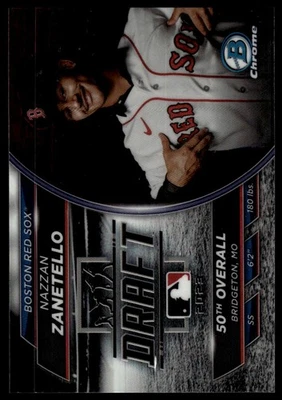 2023 Bowman Draft Nazzan Zanetello #BDN-1 Bowman Draft Night - Image 1 of 2