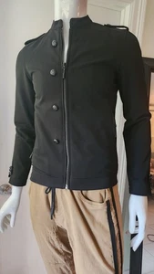 ZARA Men’s A6Jacket Size Small Black Zip Front Trim Pockets - Picture 1 of 15