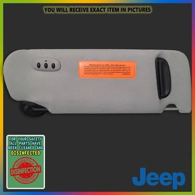 Jeep Grand Cherokee 1993-1998 lado del conductor parasol gris parasol iluminado Foto 1 de 4