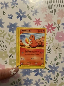Charmander 97/165 Expedition Common Regular Pokemon TCG WOTC HP - Picture 1 of 8