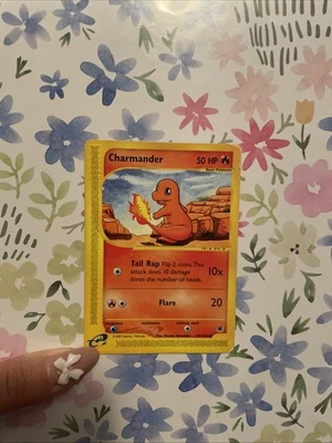 Charmander 97/165 Expedition Common Regular Pokemon TCG WOTC HP - Image 1 of 4