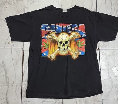Vintage Pantera Skull &Bones CFH Men’s Shirt XL Cygnus Faded Rock Band 90’s - Image 1 of 4