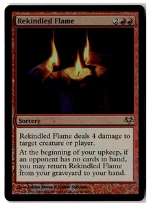MTG Foil Rekindled Flame - Eventide Moderately Played English - Picture 1 of 2