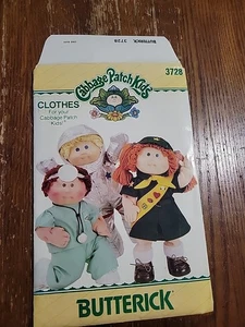 Vintage Kohl Patch Kinder Butterick Puppe Kleidung Muster # 3728 Doktor Astronaut  - Bild 1 von 3