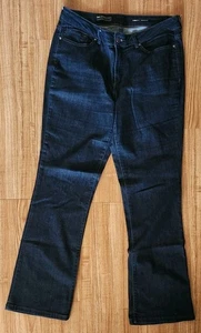 Lee Modern Series Jeans Women's Size 14 Blue Curvy Bootcut Dark Wash Denim - Picture 1 of 9