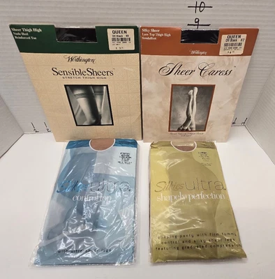 Pantimedias/Altos Muslos/Lote Mixto/Sedas/Worthington/Negro/Beige/Tallas Queen Foto 1 de 4