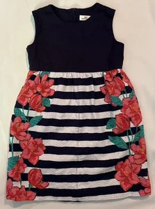 Vineyard Vines Girls Magnolia Floral Striped Tank Dress Size 7 Worn Once! - Picture 1 of 6