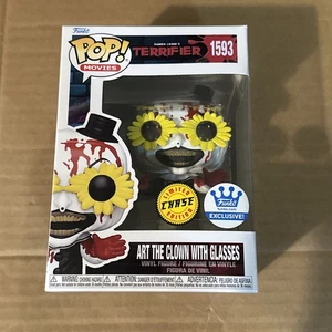 Funko POP! Bloody ART il CLOWN con OCCHIALI #1593 Funko Shop Chase con protezione - Foto 1 di 6