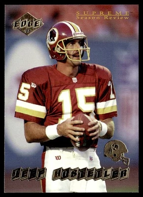 1998 Collector's Edge Supreme Season Review Jeff Hostetler Washington Redskins - Image 1 of 2