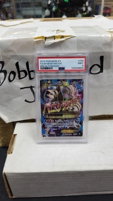 2015 M MEWTWO EX FULL ART XY BREAKTHROUGH POKEMON MEGA TCG PSA 9 MINT #159/162 - Image 1 of 4