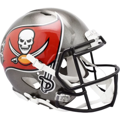 Casco de fútbol americano auténtico tamaño completo Tampa Bay Bucs Riddell Speed Foto 1 de 4