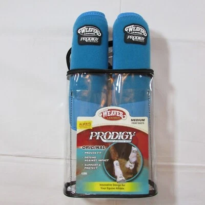 Paquete de 2 botas de medicina atléticas deportivas delanteras MED Weaver Leather Prodigy turquesa Foto 1 de 3