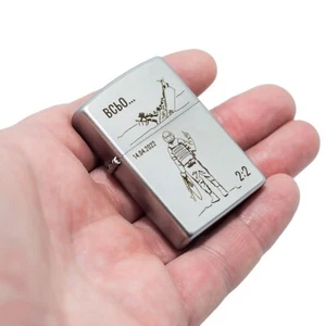 Accendino Zippo nave da guerra russa Fatto. Personalizzazione ucraina, edizione limitata. - Foto 1 di 8