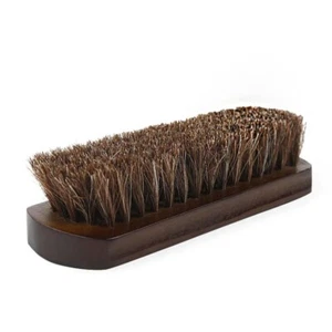 Real Horsehair Shoe Brush – Soft Leather Polishing & Cleaning Tool for Boots - Picture 1 of 7