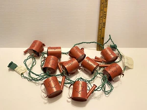 Vintage String Lights Watering Can - Tested Works! - Picture 1 of 3