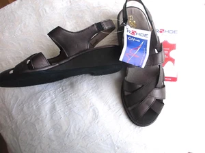 NEW with TAG Comfortable ROHDE Natural Leather Sandals 4 Quality Buy Holiday Sun - Picture 1 of 3