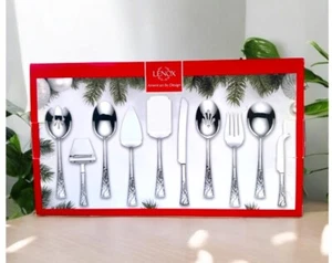 Nuovo In Scatola LENOX Set Intrattenimento Vacanze 10 Pezzi Acciaio Inox Hostess Party - Foto 1 di 13