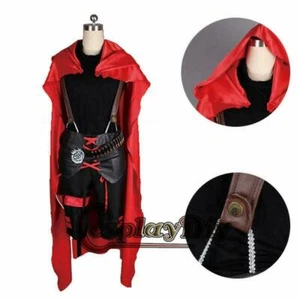 Anime RWBY 3 Ruby Rose Cosplay Unisex Battle Uniform Costume & - Picture 1 of 7