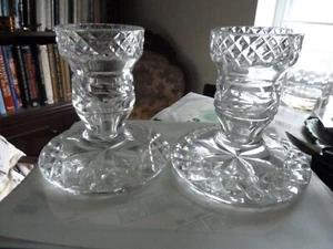 Pair of Older Waterford Candlesticks !! 1970 - Picture 1 of 4