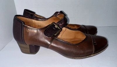 Pikolinos Segovia Mujer Tacón Medio Granate Talla 38 Foto 1 de 4