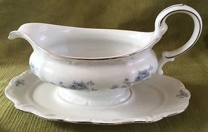 Johann Haviland Bavaria Germany China "Blaue Girlande" Sauciere - Bild 1 von 3