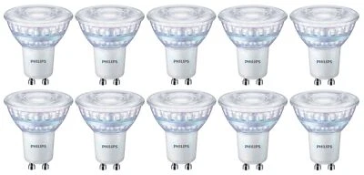 10x Philips LED GU10 2,6W=35W Reflektor 230lm Glas 36° WarmGlow 2200K–2700K DIMM - Bild 1 von 4