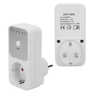 Zeitschaltuhr Steckdose Zeitschalter Countdown Timer Schaltuhr Stecker EU Plug - Bild 1 von 11