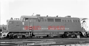 3F430 NEG/RP 1962 BANGOR & AROOSTOOK RAILROAD LOCO #50 SEARSPORT ME - Picture 1 of 1