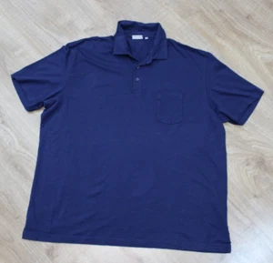⭐ s.Oliver ⭐Kurzarm Poloshirt Flammgarn 3XL XXXL dunkel blau ⭐ - Bild 1 von 5