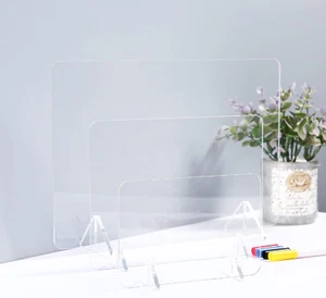 3PCS Clear Acrylic Dry Erase Board for Desk,Transparent Writing Graffiti Board w - Picture 1 of 12