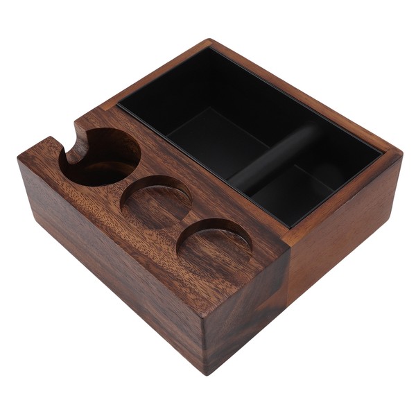 Wooden Coffee Filter Tamper Holder Portafilter Stand Home Kitchen Cafe Machin ES Photo Related