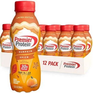 (12 Pack) Premier Protein Immune Nutrition Shake, Pumpkin Spice, 11.5 Fl Oz - Picture 1 of 5