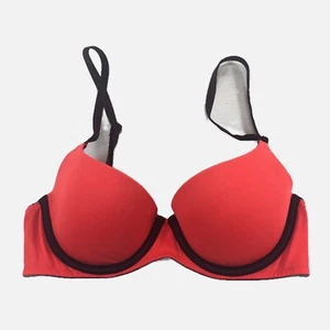 Victoria’s Secret PINK Wear Everywhere leicht gefütterter 32B BH neon orange C - Bild 1 von 6
