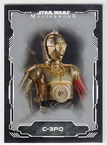 2016 Star Wars capolavoro argento metallizzato parallelo #67 C-3PO 30/99 - Foto 1 di 1