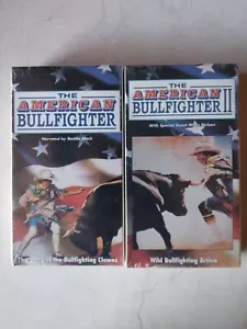 RARE NEW SEALED 2 VHS TAPE SET OF THE AMERICAN BULLFIGHTER WILLIE NELSON - Picture 1 of 6
