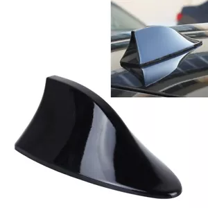 Antena aleta de tiburón universal para automóvil y camioneta (negro) - Foto 1 di 10