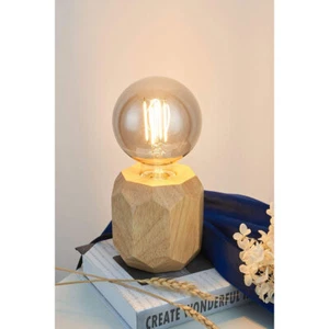 Paulmann LED Tischleuchte Lampe Woody Sparkle Holz 4W E27 Gold Filament Schalter - Bild 1 von 11