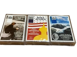 Vintage Alaska auf Band Kassetten Gletscher & Menschen John Muir Sitka gerettet Amerika - Bild 1 von 2