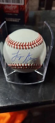 Logan Allen Signed Official Major League Baseball ROMLB MLB With Case - Image 1 of 2