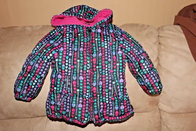 Chaqueta London Fog Niñas Talla 4T Corazones Multicolor Cremallera Foto 1 de 3