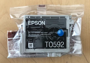 Genuine Epson Ink - T0592 CYAN / STYLUS PHOTO R2400 (INC VAT) - Picture 1 of 1