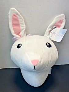 NEW Piper Kids Wall Decor White Bunny Rabbit Plush Hanging Wall Decoration - Picture 1 of 7