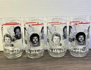 Vintage Atlanta Falcons - Dr. Pepper, McDonald's Glass 16 oz (Lot of 4) - Picture 1 of 3