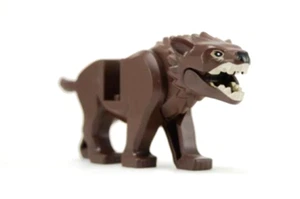 Lego Warg 79012 mit schwarzer Nase Das Hobbit Tier große Figur Minifigur - Bild 1 von 2